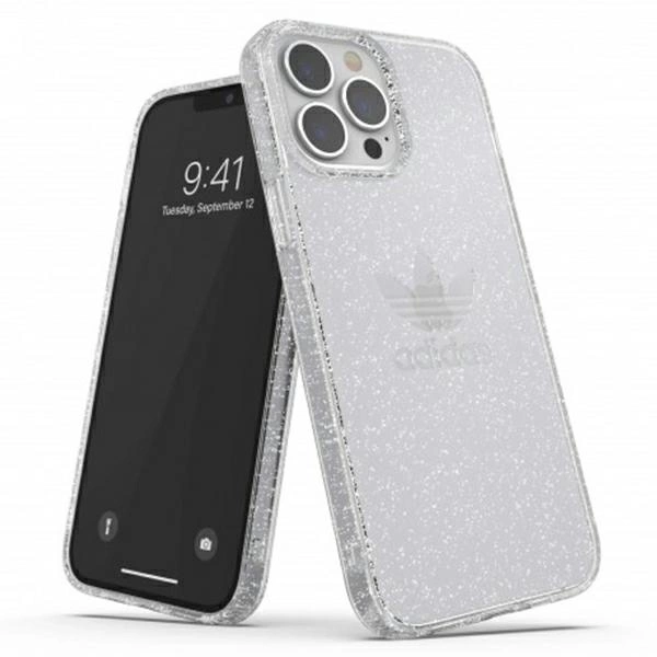 Adidas OR Protective iPhone 13 Pro Max 6.7" skaidrus dėklas su blizgučiais 47148