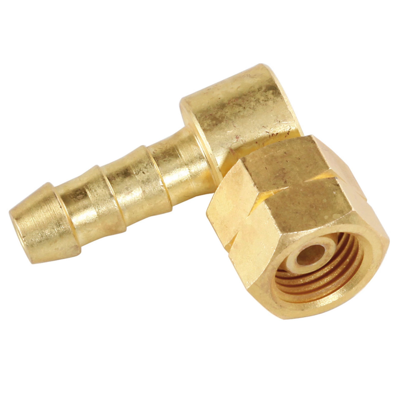 Kampinis adapteris 1/4’’ LH dujų žarnai prijungti 8x15 mm