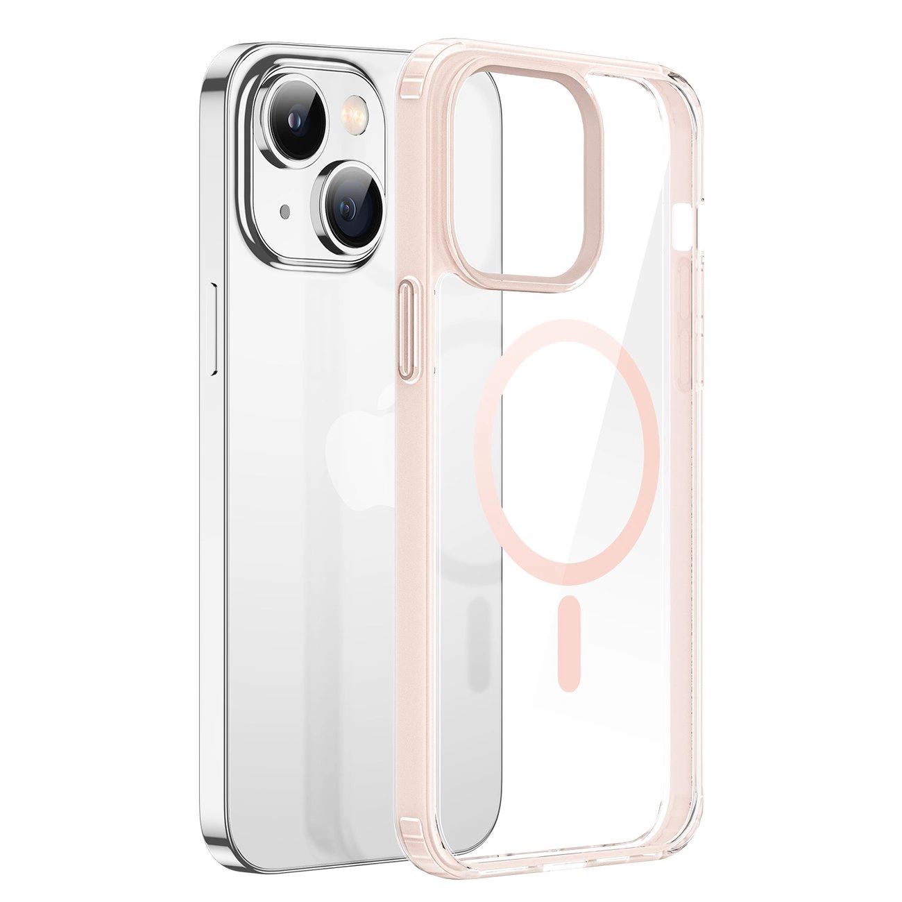 Dux Ducis Clin2 dėklas iPhone 14 Plus magnetinis MagSafe rožinis