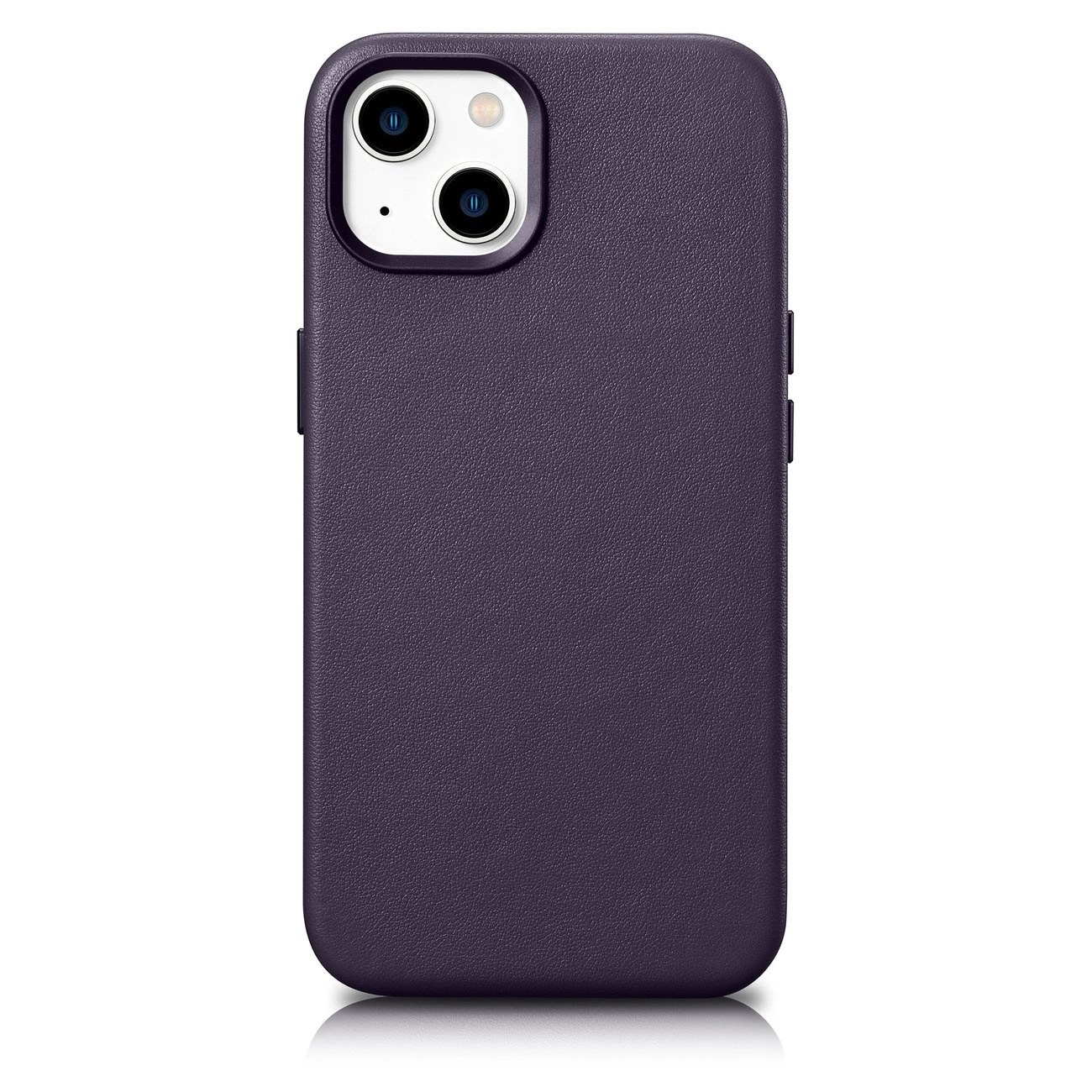 iCarer odinis dėklas iPhone 14 Plus, tamsiai violetinis (suderinamas su MagSafe)
