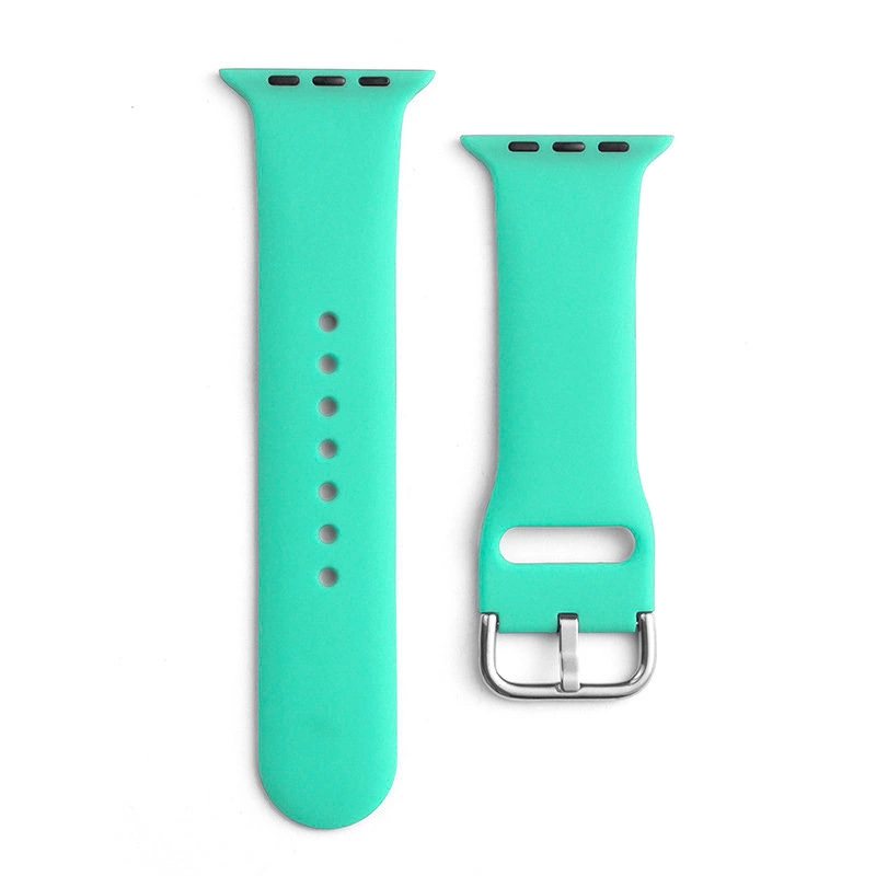 Silikoninis dirželis APS Apple Watch 42/44/45mm laikrodžio dirželis - Mėtų