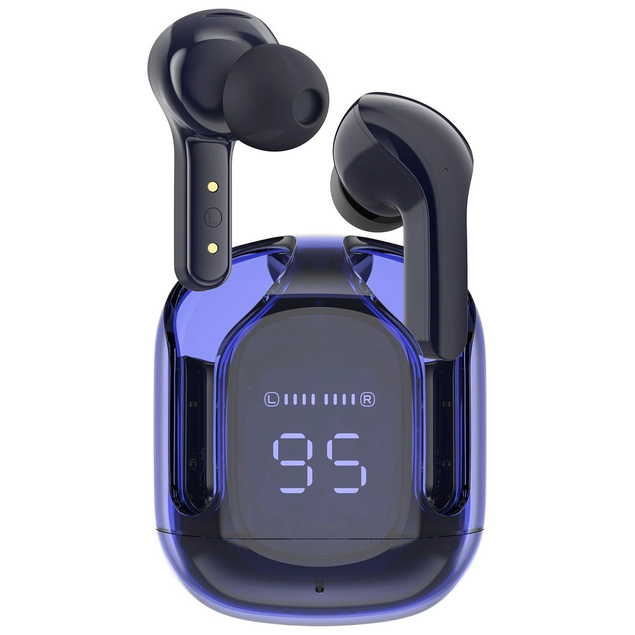 Acefast T6 TWS Bluetooth ausinės į ausį – mėlynos