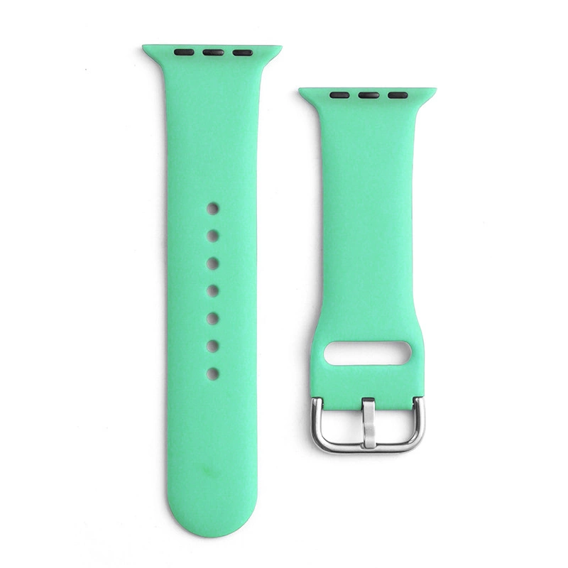 Silikoninis dirželis APS Apple Watch 38/40/41mm laikrodžio dirželis - Mėtų