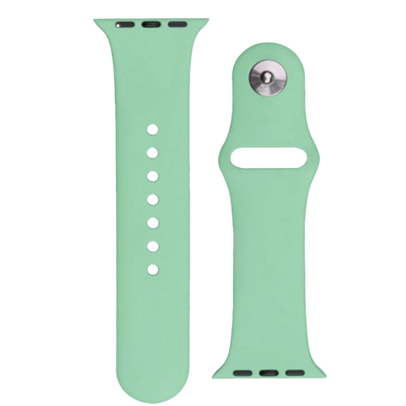 Silikoninis dirželis APS Apple Watch 42/44/45mm laikrodžio dirželis - Šviesiai žalias
