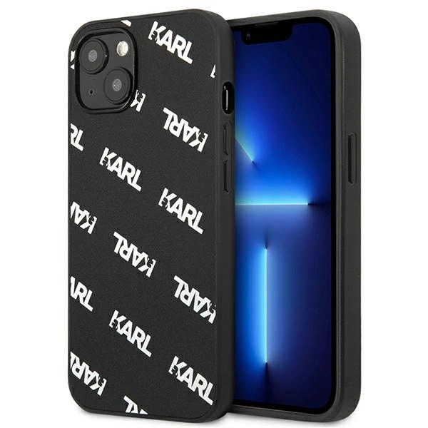 Karl Lagerfeld KLHCP13SPULMBK3 iPhone 13 mini 5,4" kietas dėklas juodas/black Allover