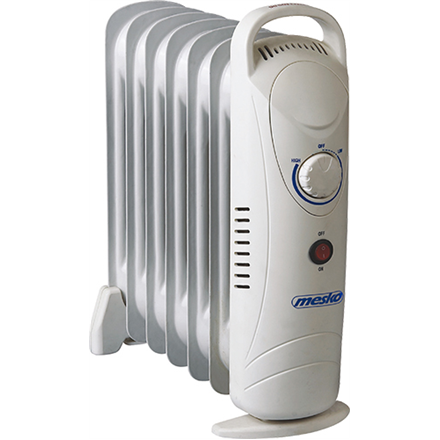 Mesko | MS 7804 | Oil Filled Radiator | 700 W | Number of power levels 1 | White|MS 7804