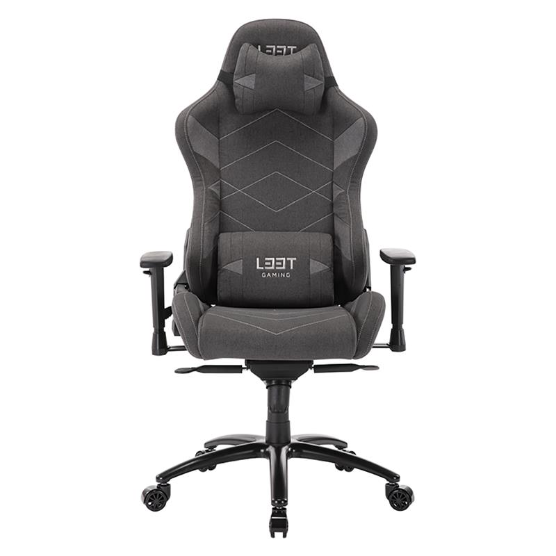 L33T Elite V4 Gaming Chair (Soft Canvas), tamsiai pilka - Žaidimų kėdė, 5706470112933