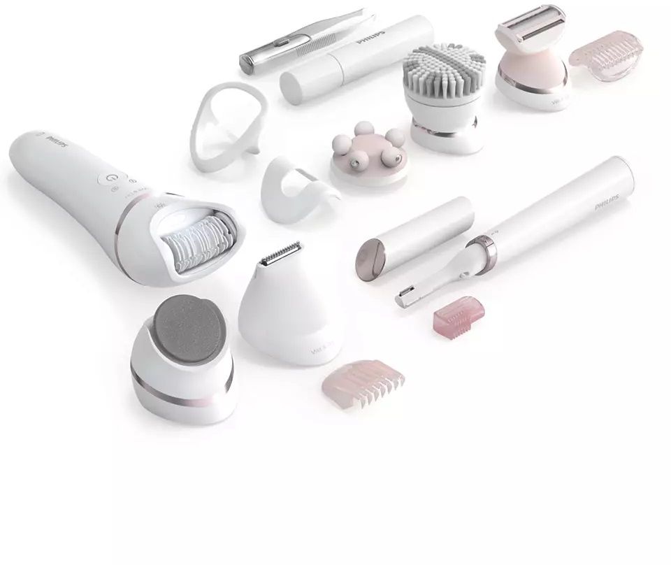 Philips Beauty Set Series 9000, baltas - Epiliatorius,  BRE740/90