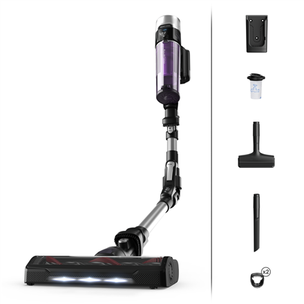 Rowenta | Vacuum Cleaner | X-Force Flex 9.60 | Cordless operating | 250 W | 18 V | Operating time (max) 45 min | Black/Purple|RH2037