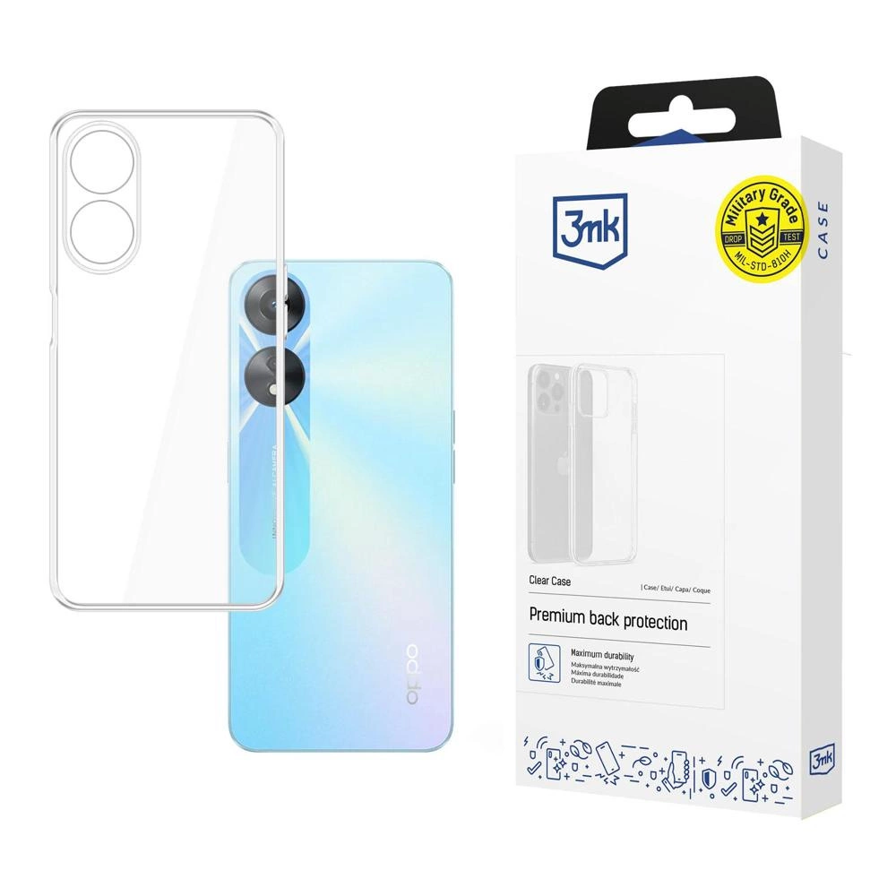 3mk Clear dėklas Oppo A58 5G – skaidrus