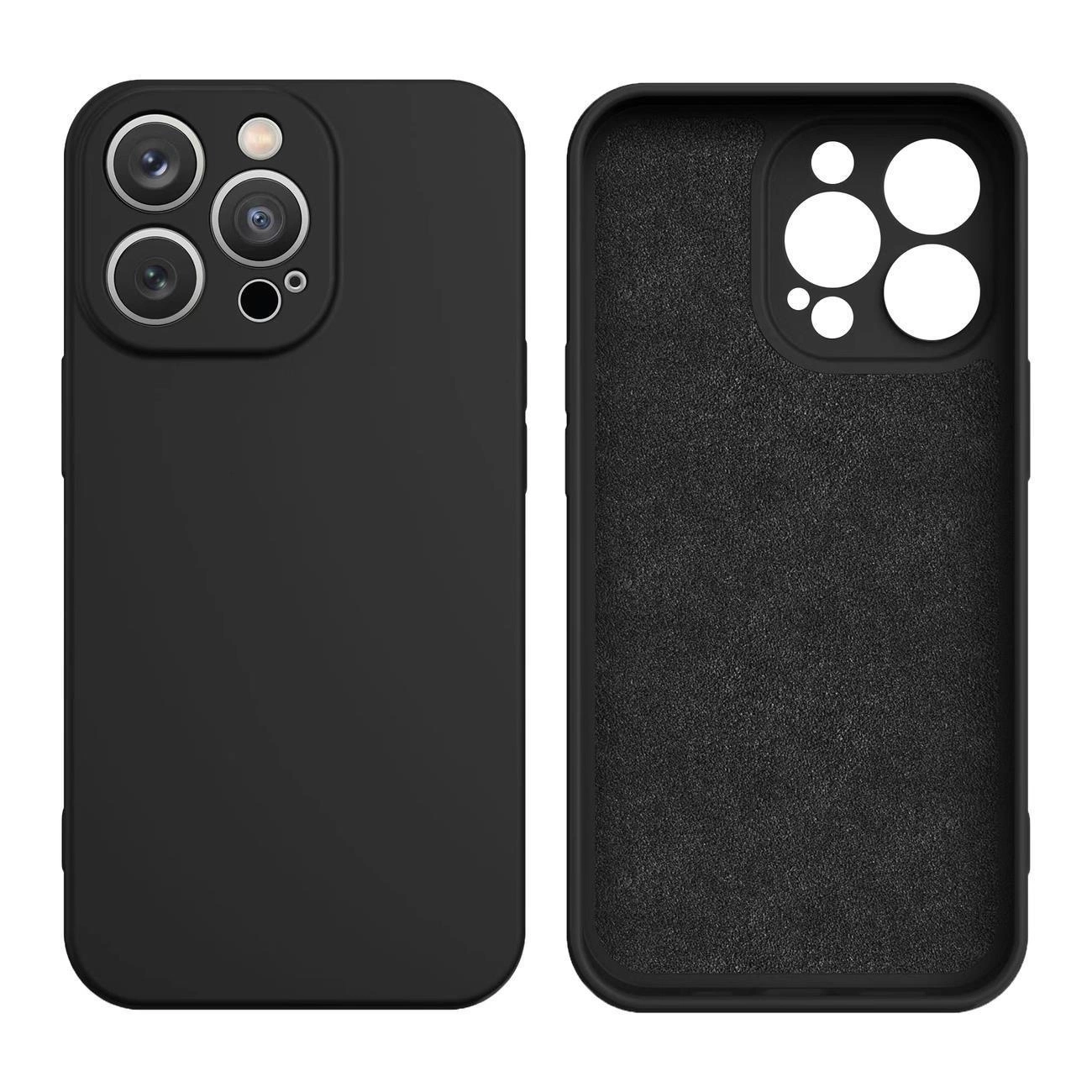 Silikoninis dėklas Samsung Galaxy S24+ - juodas