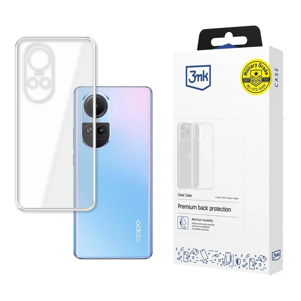 3mk Clear dėklas Oppo Reno 10 (CPH2531) / Pro – skaidrus