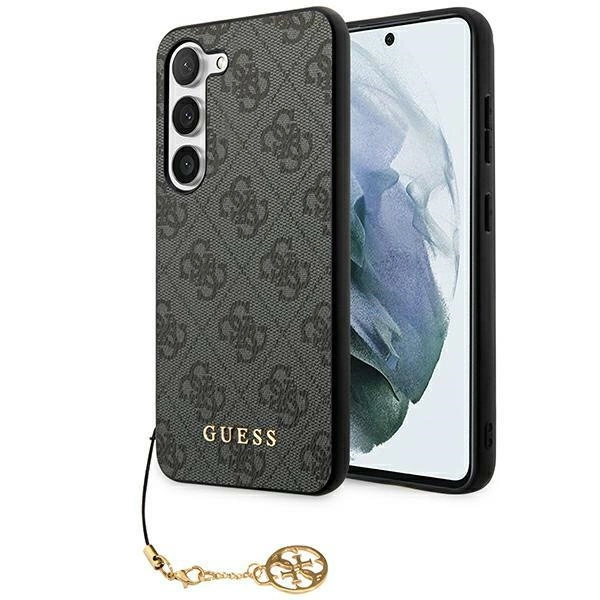 Guess 4G Charms kolekcija dėklas Samsung Galaxy A35 – juodas
