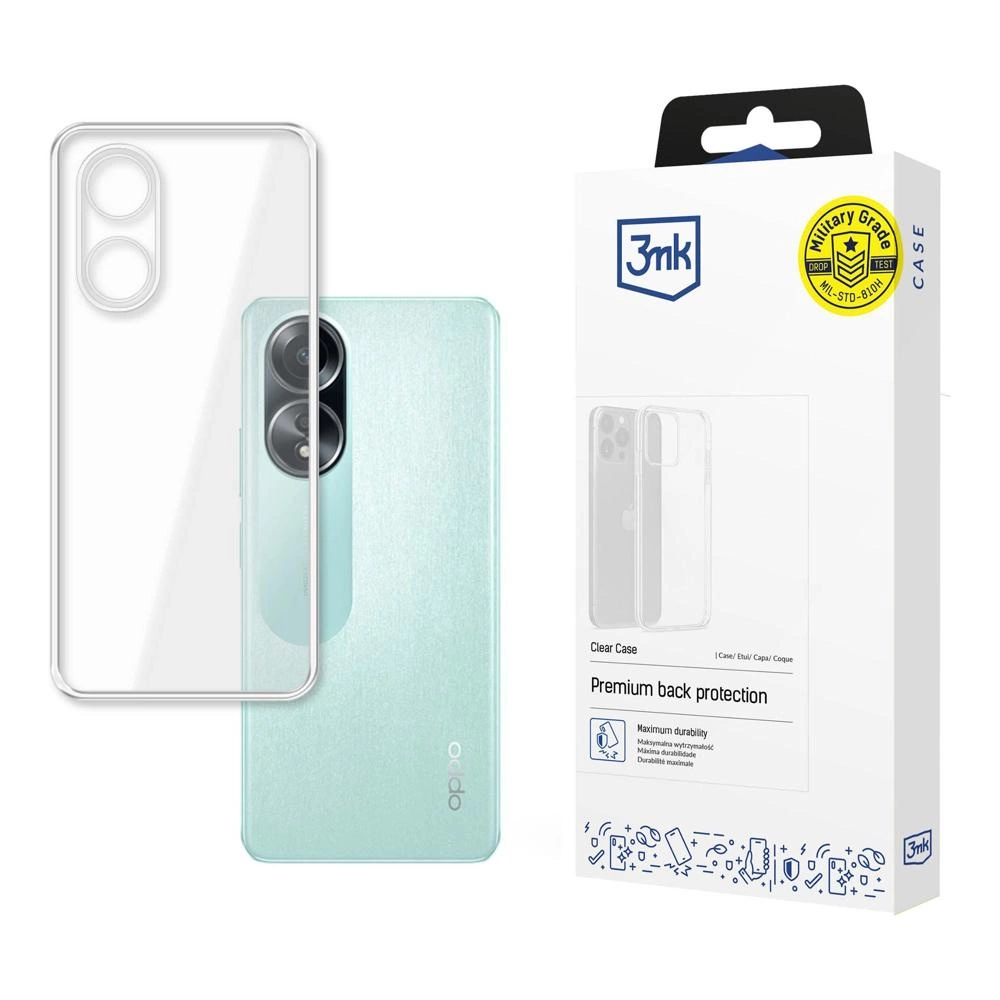 3mk Clear dėklas Oppo A58 4G – skaidrus