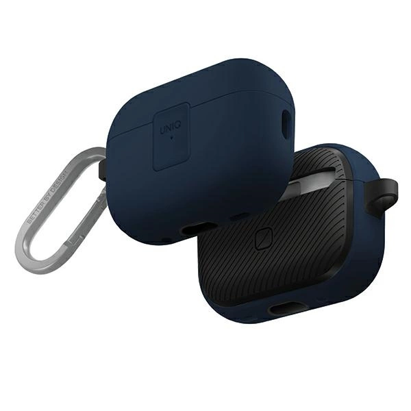 Uniq Clyde Lock dėklas AirPods Pro 2 (2022/2023) – mėlynas-tamsiai pilkas