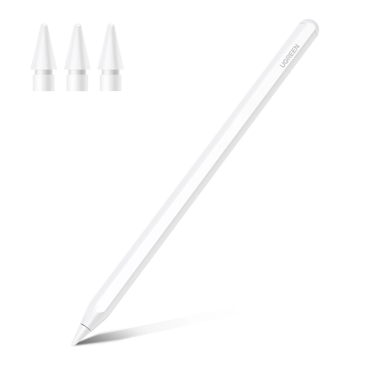 Ugreen LP653 stylus su belaidžiu įkrovimu iPad planšetėms - baltas