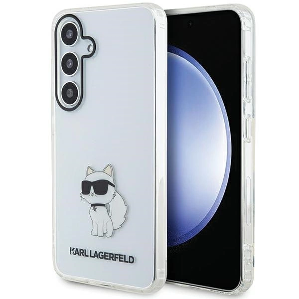 Karl Lagerfeld KLHCS24MHNCHTCT S24+ S926 permatomas kietas dėklas IML Choupette