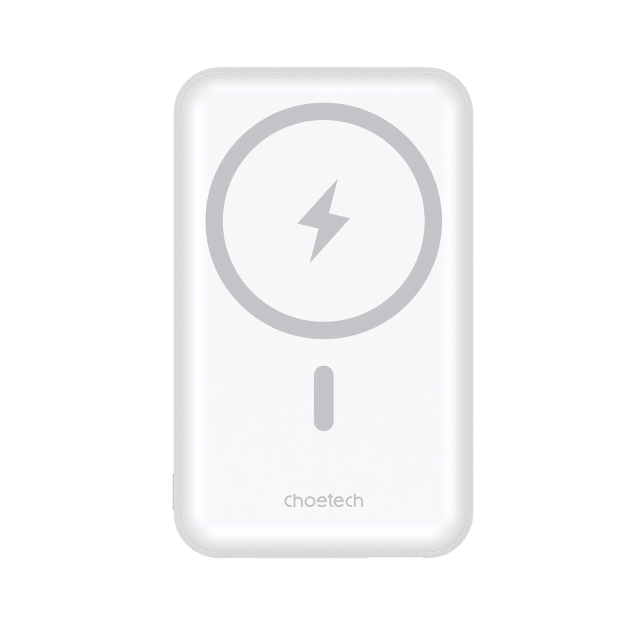 Powerbank Choetech B663 10000 mAh 20 W MagSafe USB-A / USB-C – baltas