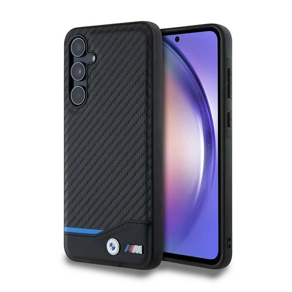 BMW odinis anglies pluošto dėklas Samsung Galaxy A55 – juodas