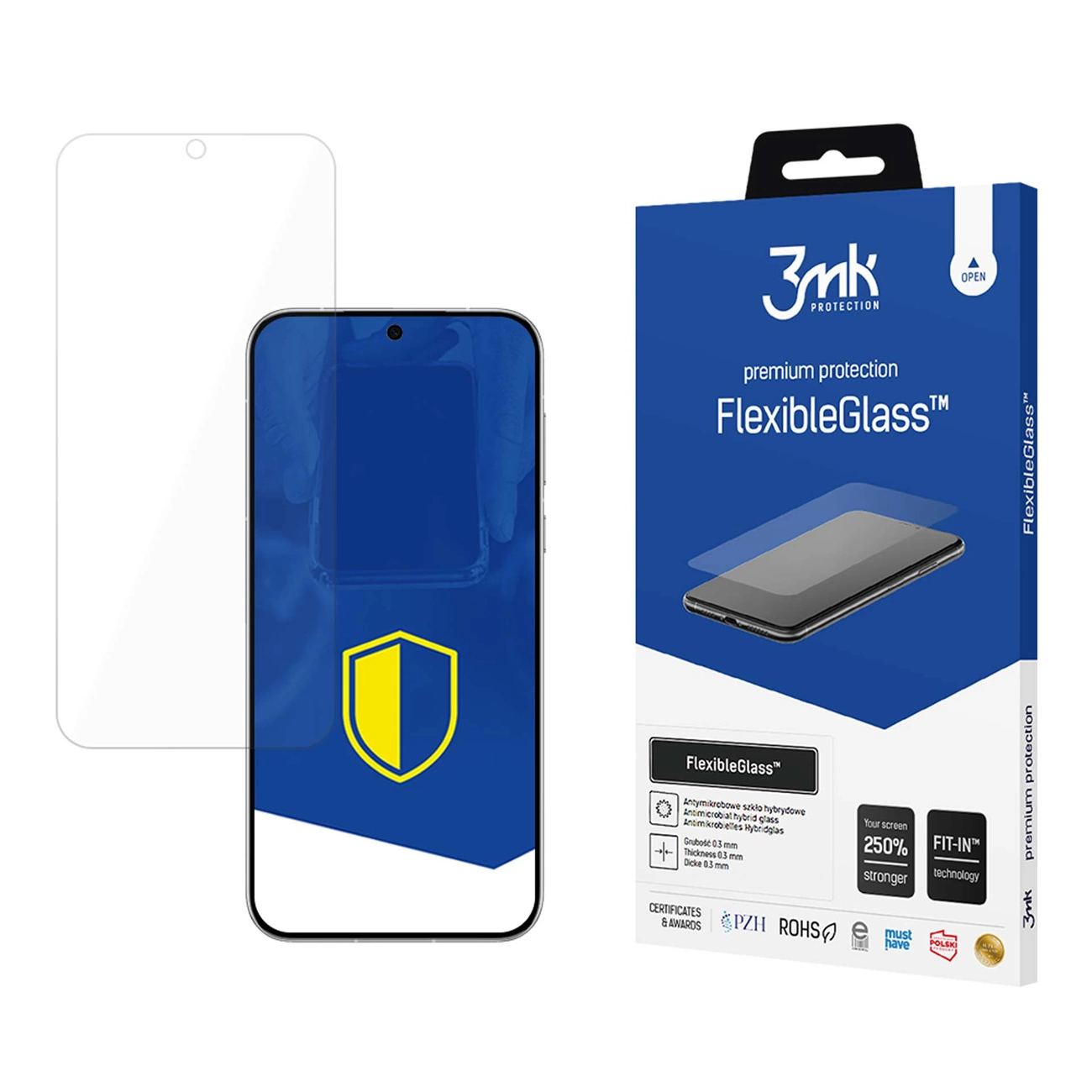 Grūdintas stiklas 3mk FlexibleGlass Huawei Pura 70