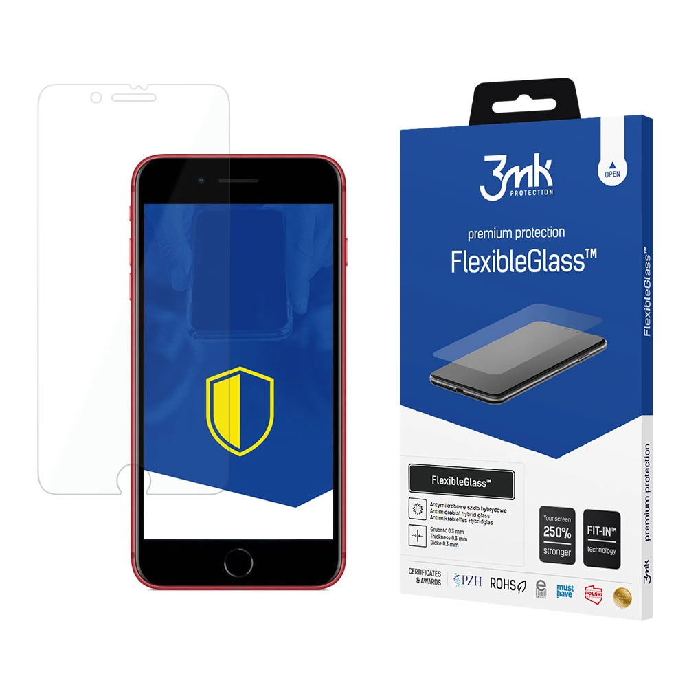 3mk FlexibleGlass™ hibridinis stiklas iPhone 8 Plus