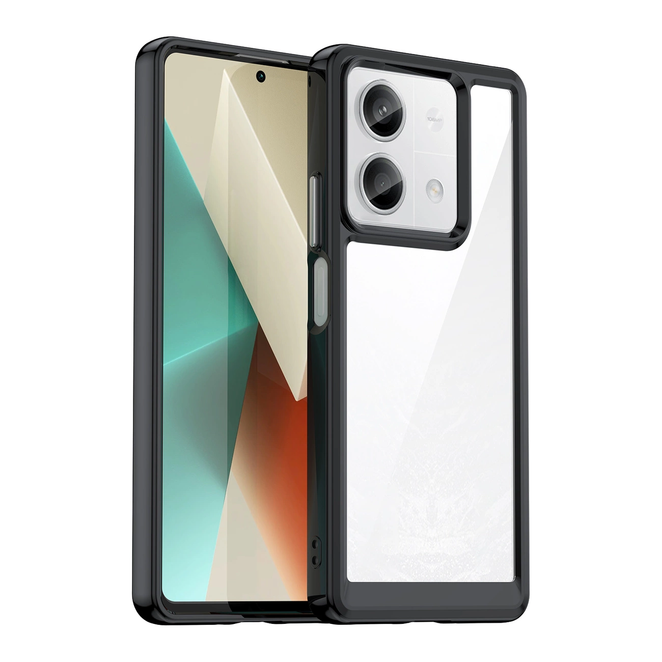 Outer Space dėklas su geliniu rėmu Xiaomi Redmi Note 13 5G - juodas