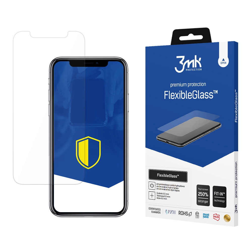 3mk FlexibleGlass™ hibridinis stiklas iPhone X