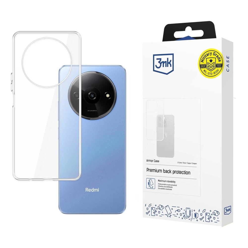 3mk Armor dėklas Xiaomi Redmi A3 – skaidrus