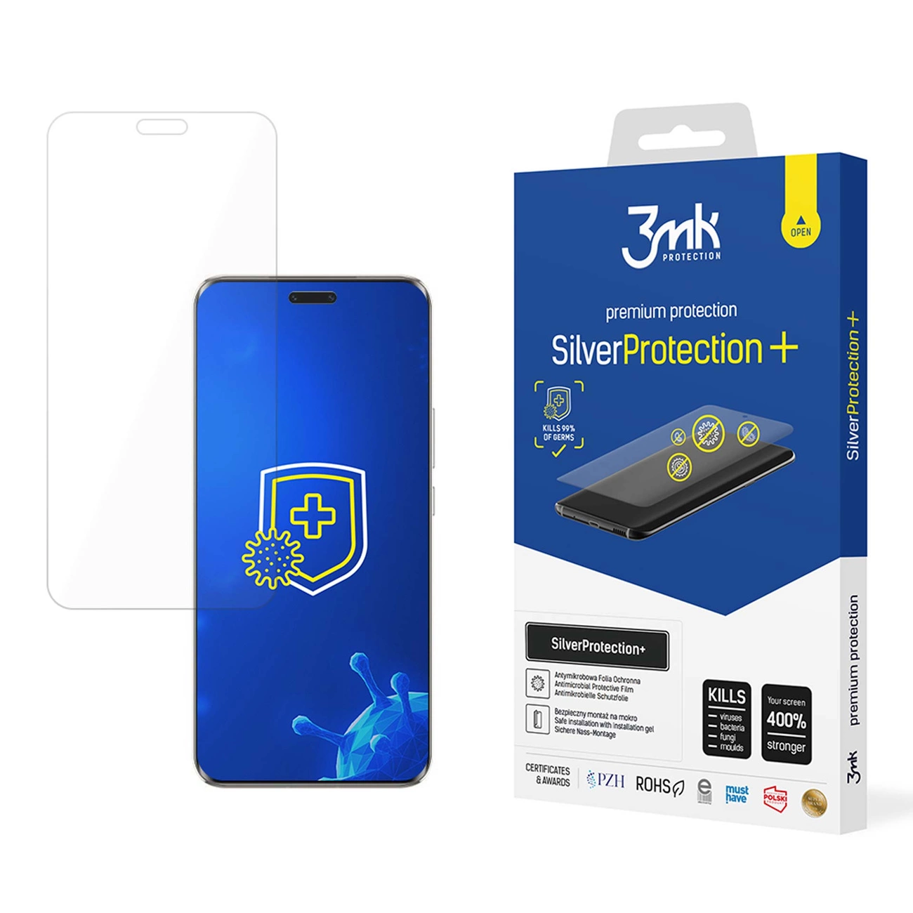 3mk antibakterinė apsauginė plėvelė SilverProtection+ Honor Magic6 Pro
