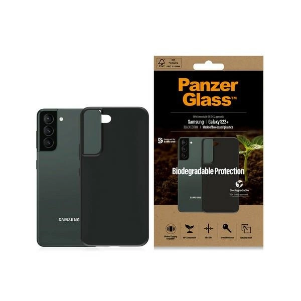 PanzerGlass Biodegradable dėklas Samsung Galaxy S22+ – juodas