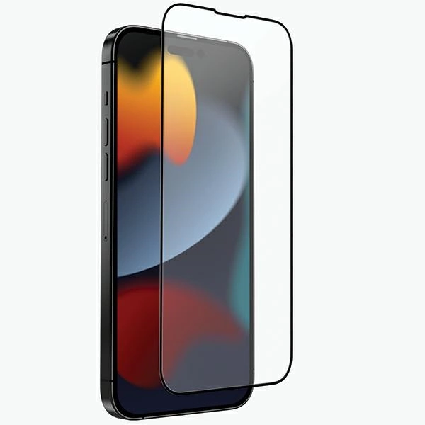Uniq Optix Matinis grūdintas stiklas iPhone 14 / 13 / 13 Pro su aplikatoriumi