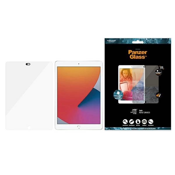 PanzerGlass E2E Super+ grūdintas stiklas su kameros dangteliu iPad 10.2"