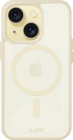 LAUT Huex Protect dėklas su MagSafe iPhone 14 Plus / 15 Plus - geltonas