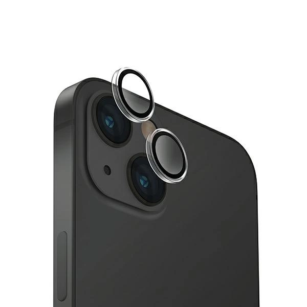 Uniq Optix Skaidrus kameros objektyvo apsauginis dėklas iPhone 15 / 15 Plus su aplikatoriumi – skaidrus