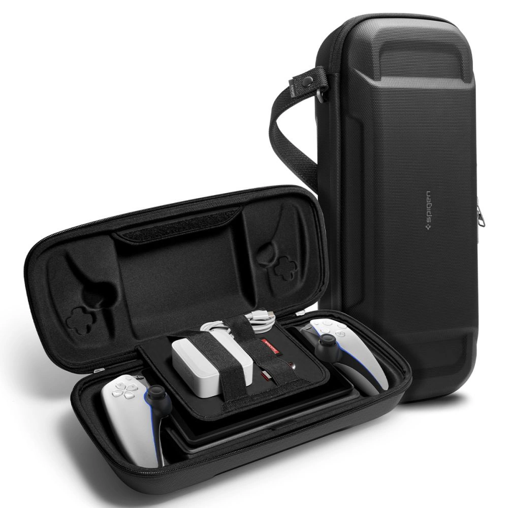 Spigen Rugged Armor Pro dėklas Sony Playstation Portal - juodas