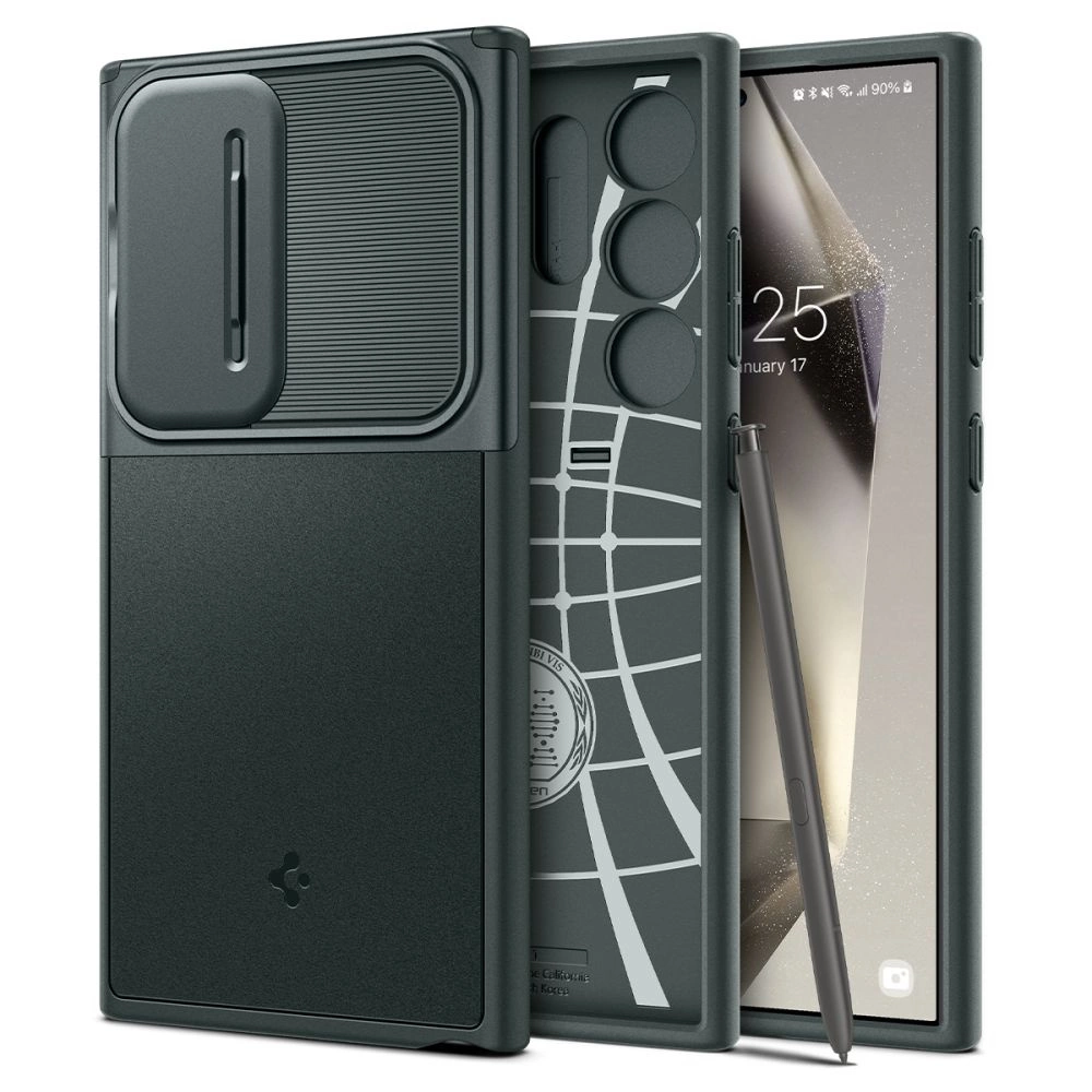 Caseology Parallax dėklas Samsung Galaxy S24 Ultra - tamsiai žalias