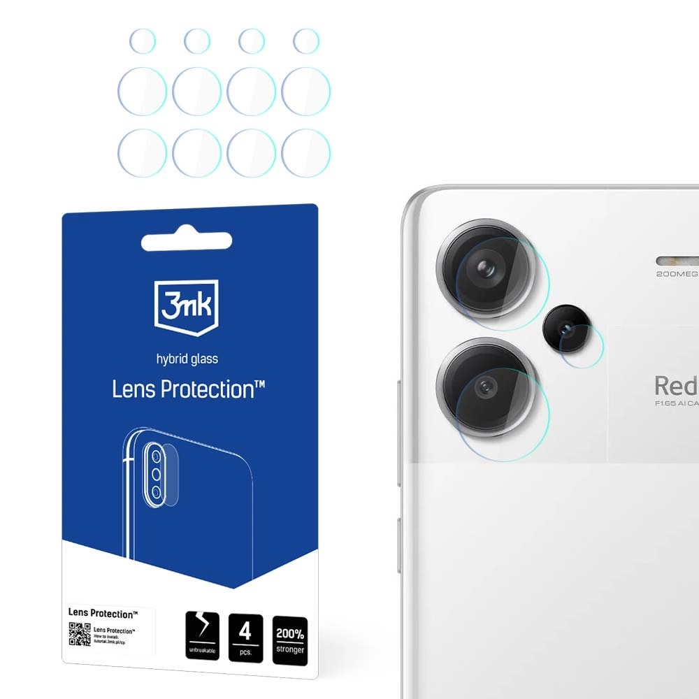 3mk Lens Protection™ hibridinis kameros stiklas Xiaomi Redmi Note 13 Pro+