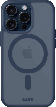 LAUT Huex Protect dėklas su MagSafe iPhone 15 Pro Max - tamsiai mėlynas