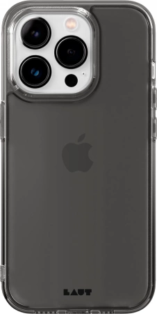 LAUT Crystal Matter X dėklas su MagSafe iPhone 15 Pro Max - permatomas ir juodas