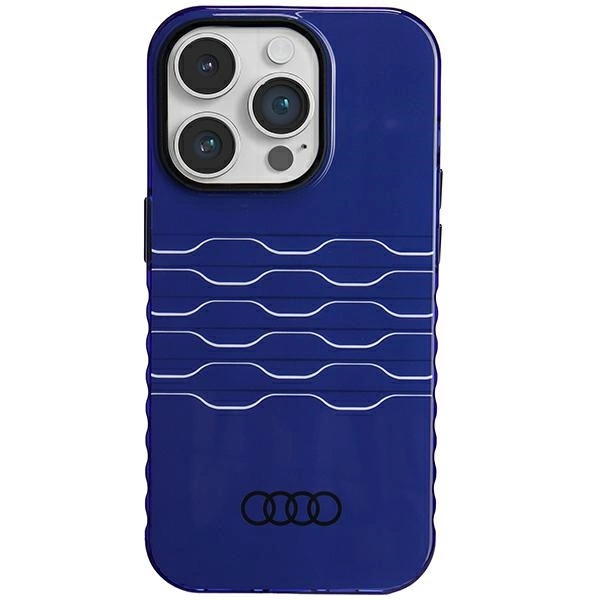 Audi IML MagSafe dėklas iPhone 14 Pro - mėlynas