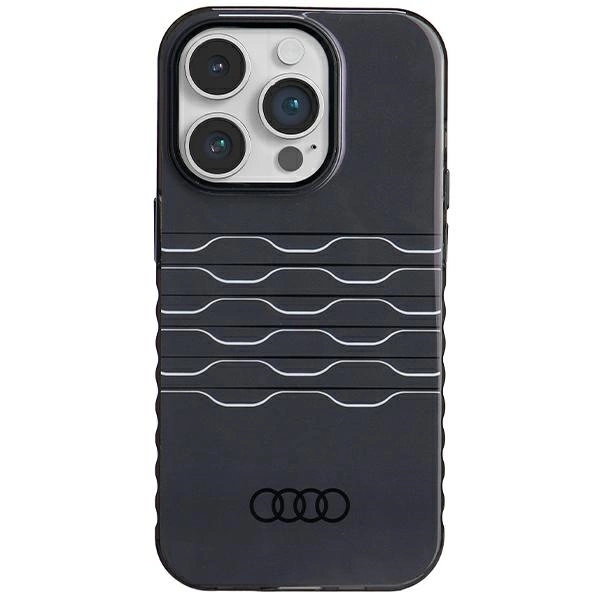 Audi IML MagSafe dėklas iPhone 14 Pro - juodas