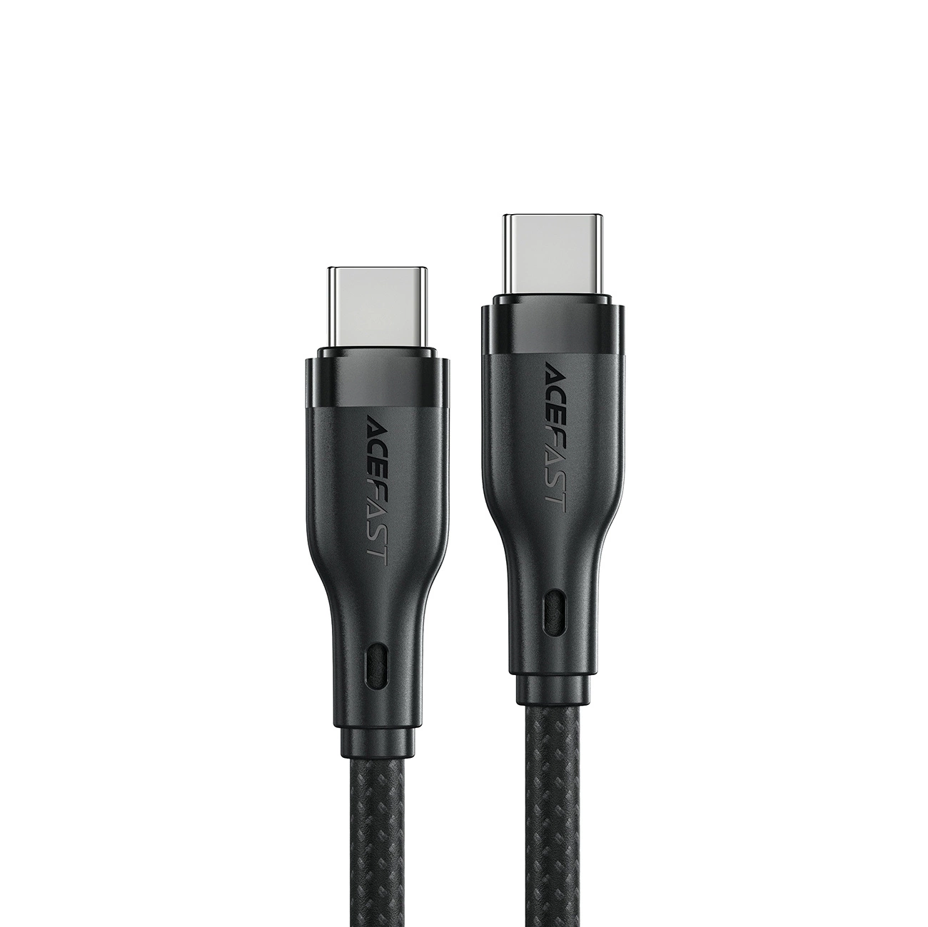 Acefast C8-03 USB-C / USB-C 60W 3A kabelis - juodas