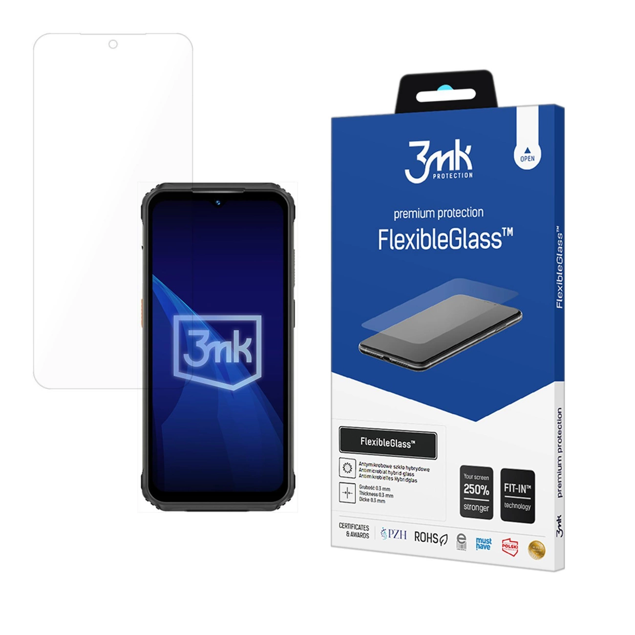 3mk FlexibleGlass™ hibridinis stiklas Ulefone Armor 21