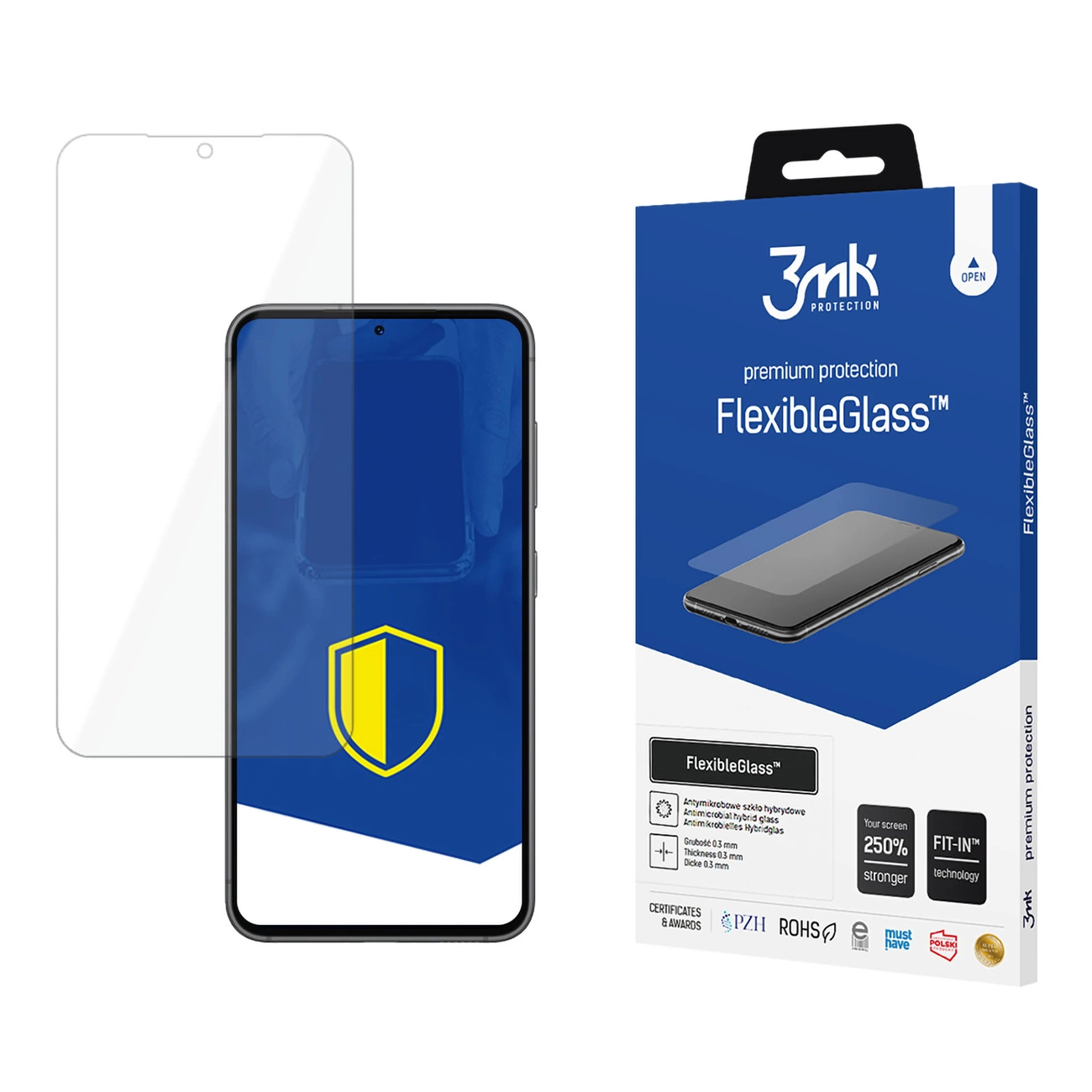 3mk FlexibleGlass™ hibridinis stiklas Samsung Galaxy S24+
