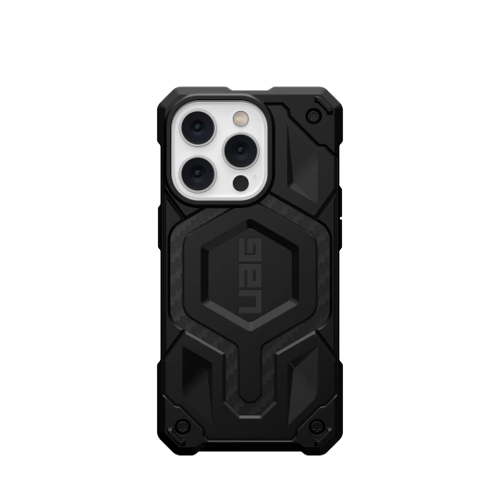 UAG Monarch MagSafe dėklas iPhone 14 Pro – juodas anglies pluoštas