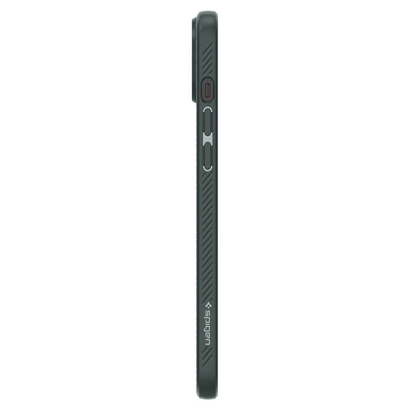 Spigen Liquid Air iPhone 15 Plus dėklas – tamsiai žalias