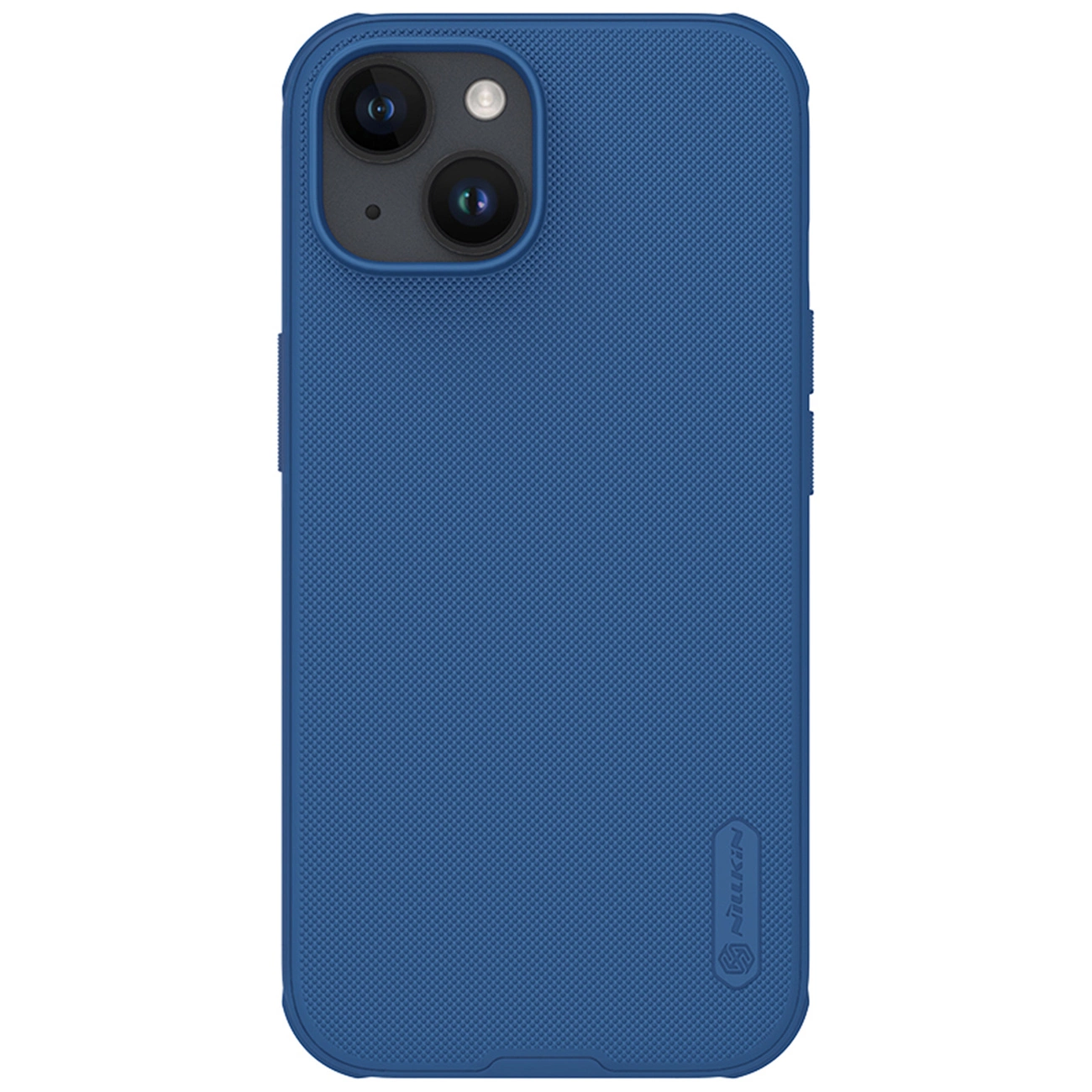 Nillkin Super Frosted Shield Pro sustiprintas dėklas iPhone 15 Plus – mėlynas