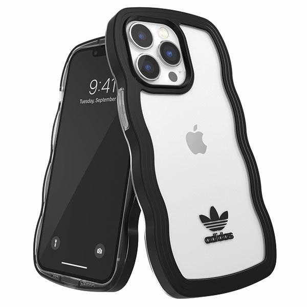 Adidas OR Wavy Case iPhone 13 Pro /13 6.1" – juodas-permatomas/juodas-permatomas 51900
