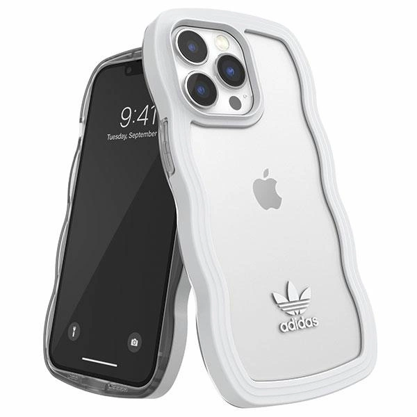Adidas OR Wavy Case iPhone 13 Pro /13 6.1" – baltas-permatomas/baltas-permatomas 51903
