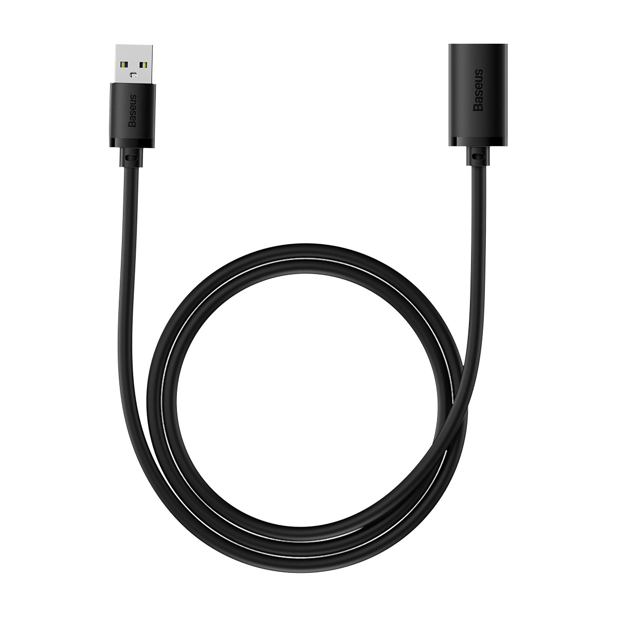USB 2.0 pratęsimo kabelis 1,5 m Baseus AirJoy serija – juodas